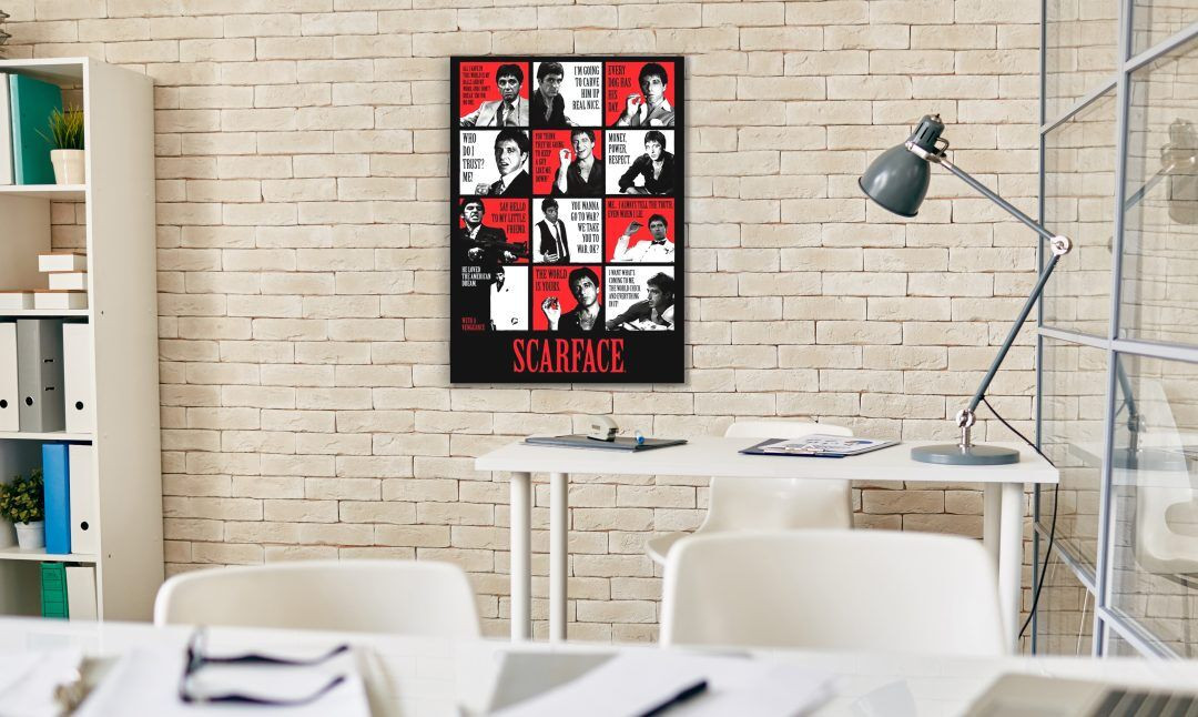Tony's Quotes Mafia Movie Wall Art Canvas Print