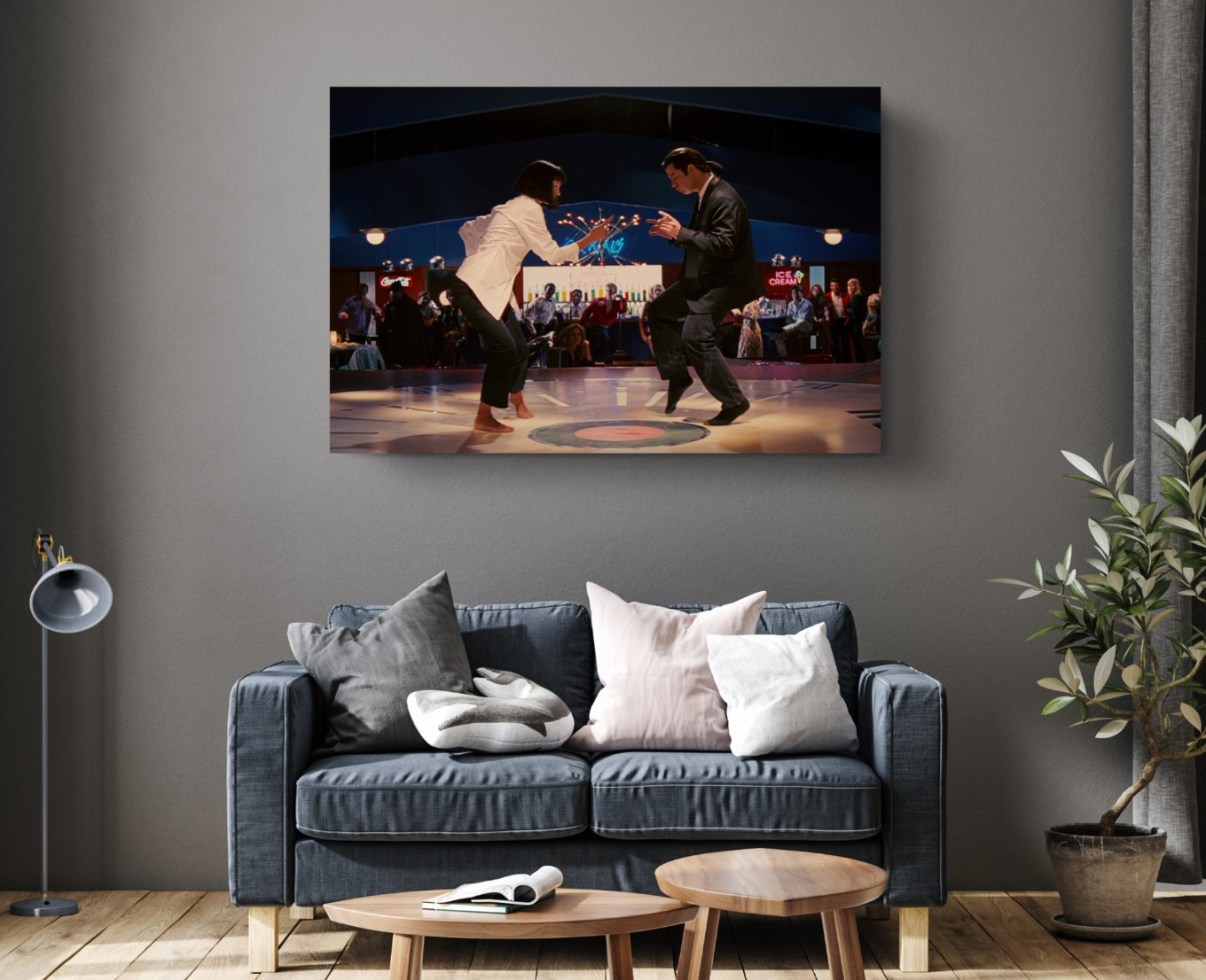 Legend Action Movie Fiction Dancing Canvas Print Wall Art