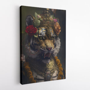 Counselor Tiger Animal Kingdom Motivation Canvas Print Wall Art
