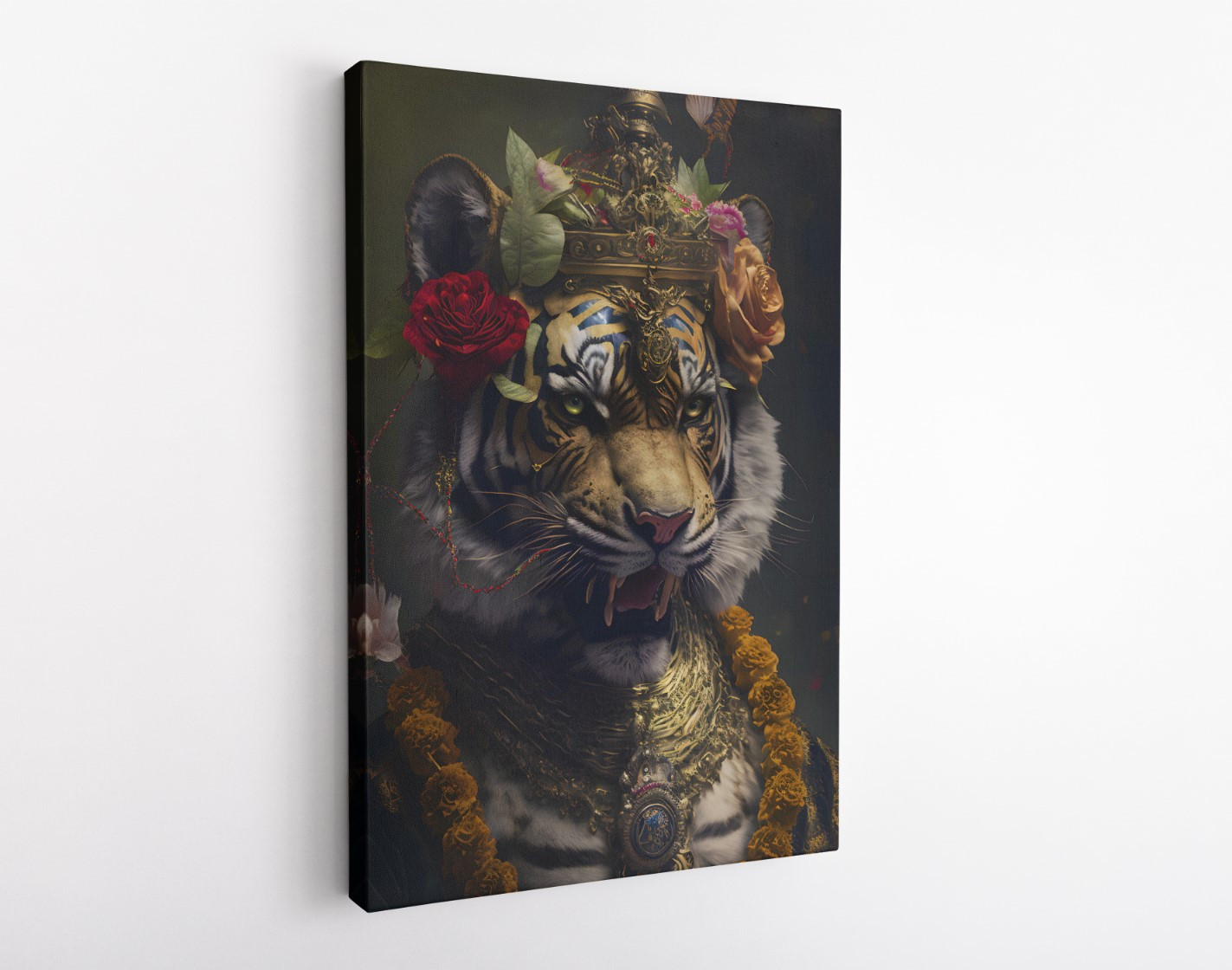 Counselor Tiger Animal Kingdom Motivation Canvas Print Wall Art