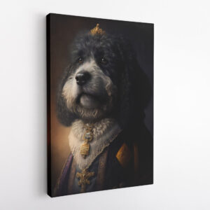 Imperial Dog Animal Kingdom Motivation Canvas Print Wall Art