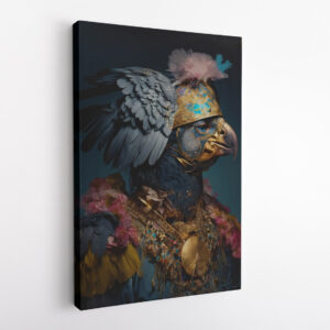 Royal Guard Eagle Animal Kingdom Motivation Canvas Print Wall Art