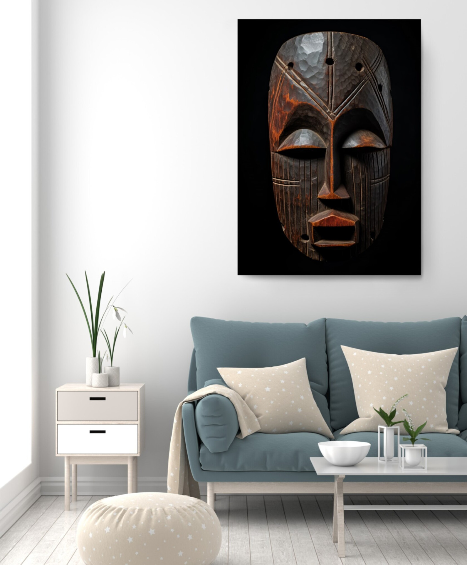 Celebration of Tradition African Mask Africa Edition Canvas Wall Art Home Decoration