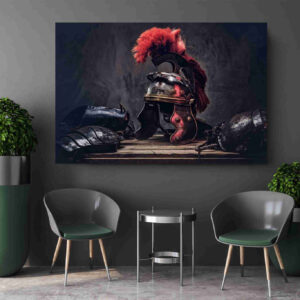 Combat Equipment Of The Ancient Roman Empire Canvas Print