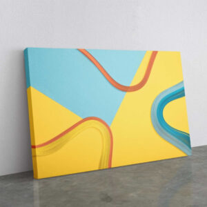 Modern Colors Effect Wall Art Canvas Print Wall Art
