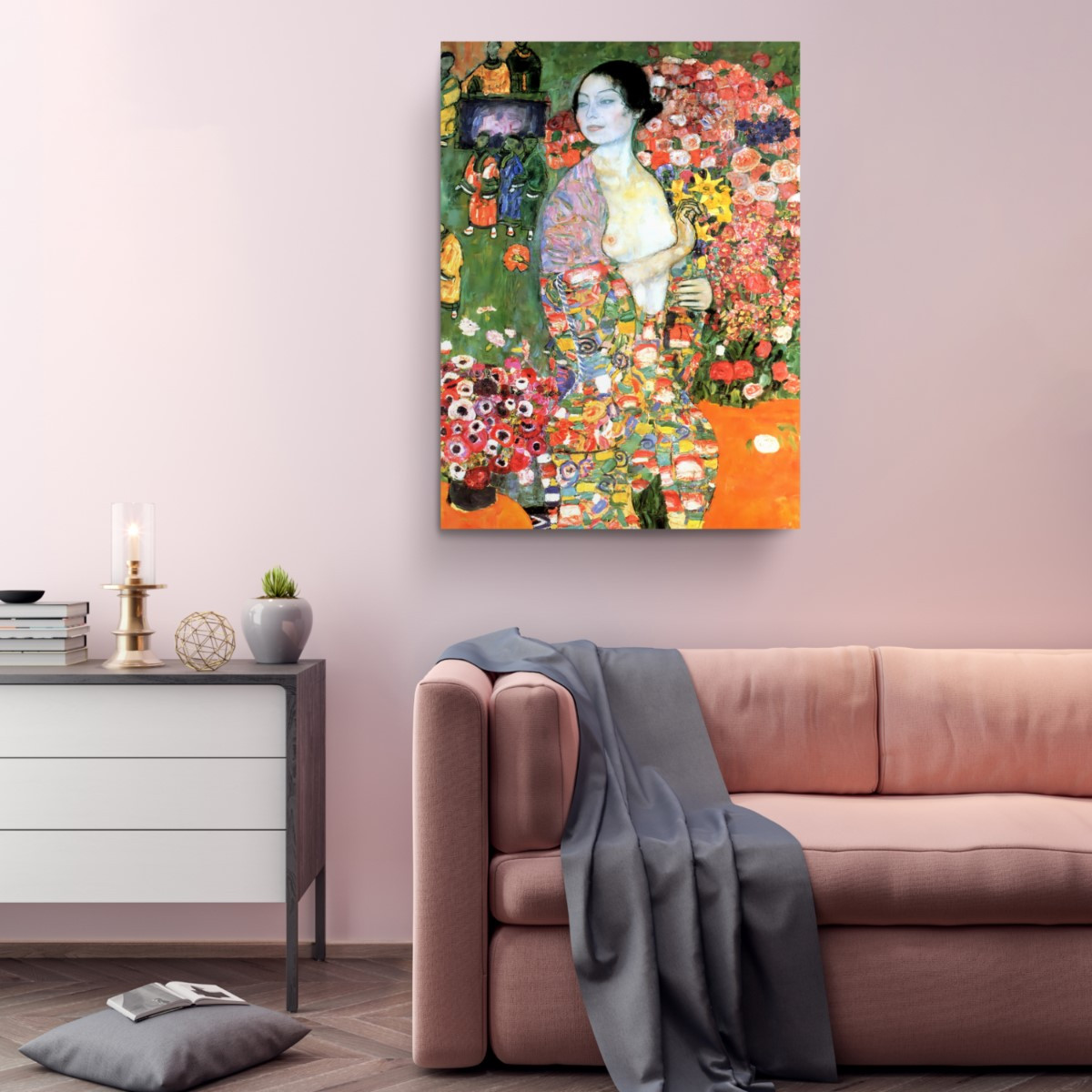 Die Tanzerin The Dancer 1916 Canvas Print Wall Art Gustav Klimt