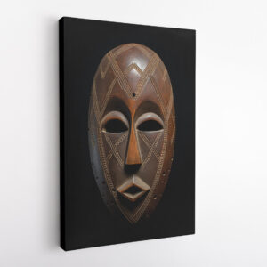 Elegance Effigy African Mask Africa Edition Canvas Wall Art Home Decoration