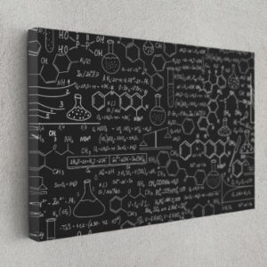 Equations Formulas Chemistry Motivation Science Canvas Print Wall Art