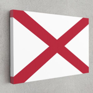 Alabama State Flag USA Flags Edition Canvas Wall Art Home Decoration