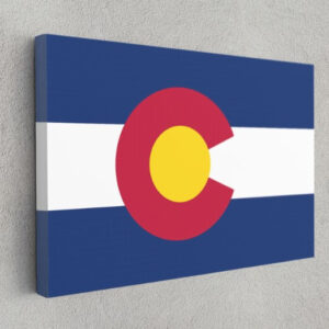 Colorado State Flag USA Flags Edition Canvas Wall Art Home Decoration
