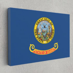 Idaho State Flag USA Flags Edition Canvas Wall Art Home Decoration
