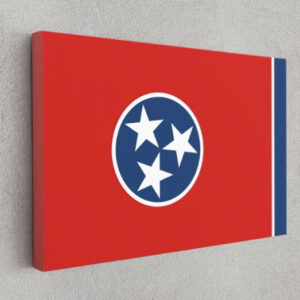 Tennessee State Flag USA Flags Edition Canvas Wall Art Home Decoration