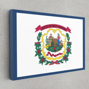 West Virginia State Flag USA Flags Edition Canvas Wall Art Home Decoration