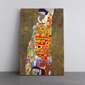 Hope II Reproduction Canvas Print Wall Art Gustav Klimt