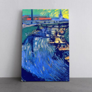 The Roubine du Roi Canal Canvas Print Wall Art Van Gogh