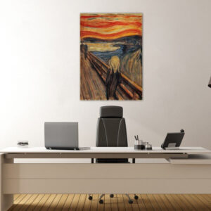 The Scream Edvard Munch Reproduction Canvas Prints Wall Art