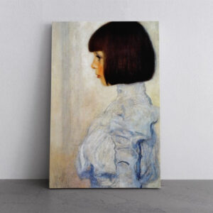 Portrait Of Helene Klimt Canvas Print Wall Art Gustav Klimt