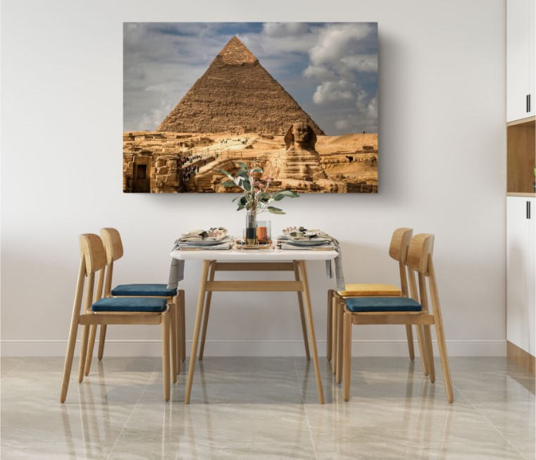 Pyramid Egypt Old Constructions Canvas Modern Art Canvas Print Wall Art
