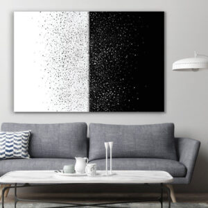 Stars Dust Scattered Glitter in Galaxy Snow Winter Canvas Print