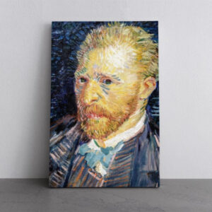 Self Portrait 1887 Reproduction Color Canvas Print Wall Art