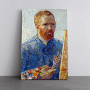 Self Portrait As an Artist 1888 Canvas Print Wall Art