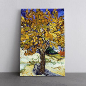 The Mulberry Tree in Autumn 1889 Canvas Print Wall Art