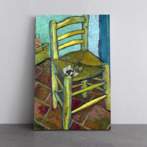 Vincent's Chair 1888 Reproduction Vincent Van Gogh Canvas Print Wall Art