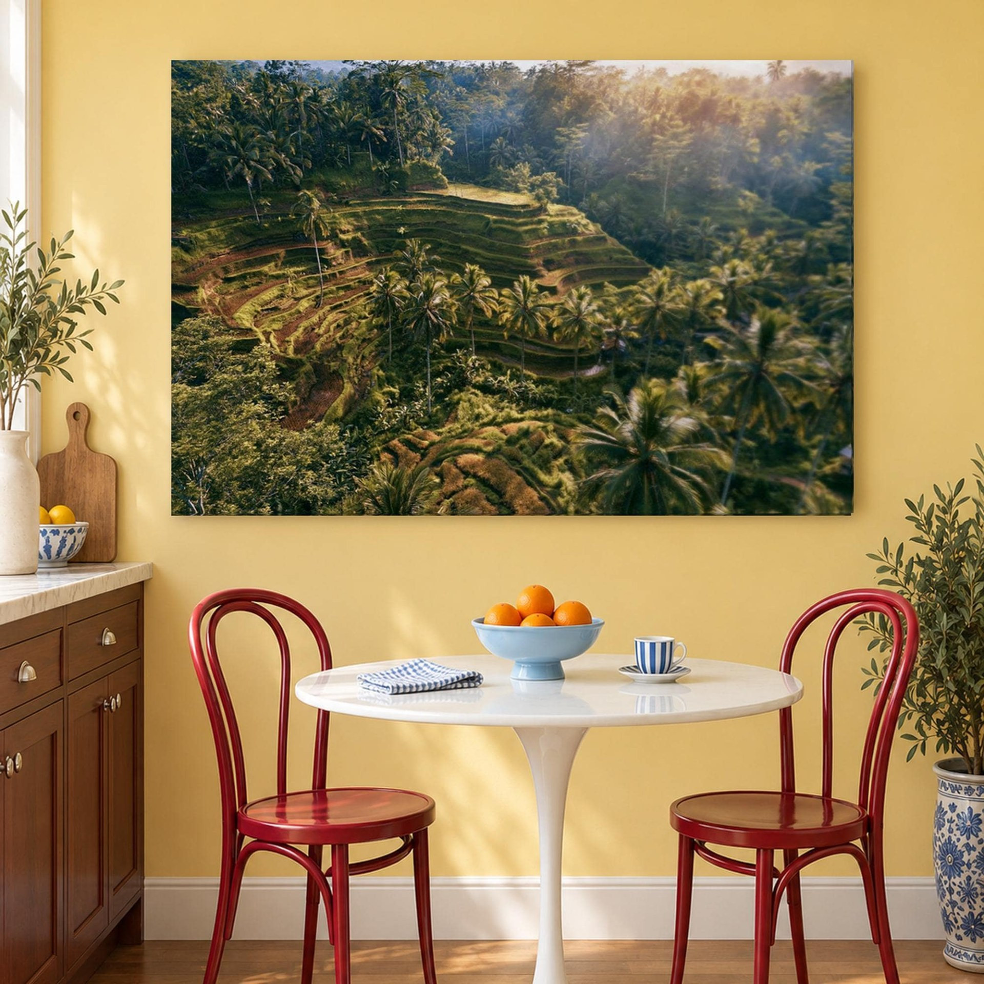 Bali Rice Terraces Canvas Wall Art