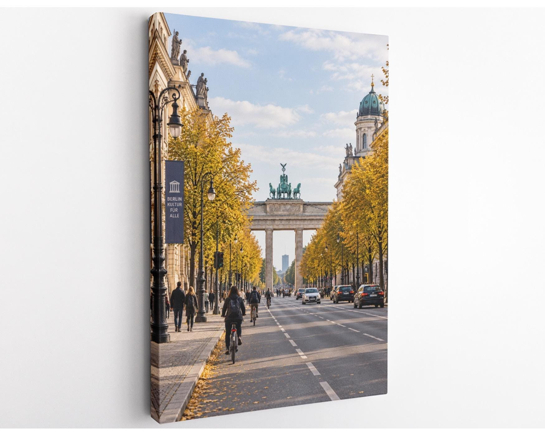 Brandenburg Gate Berlin Autumn Canvas Wall Art