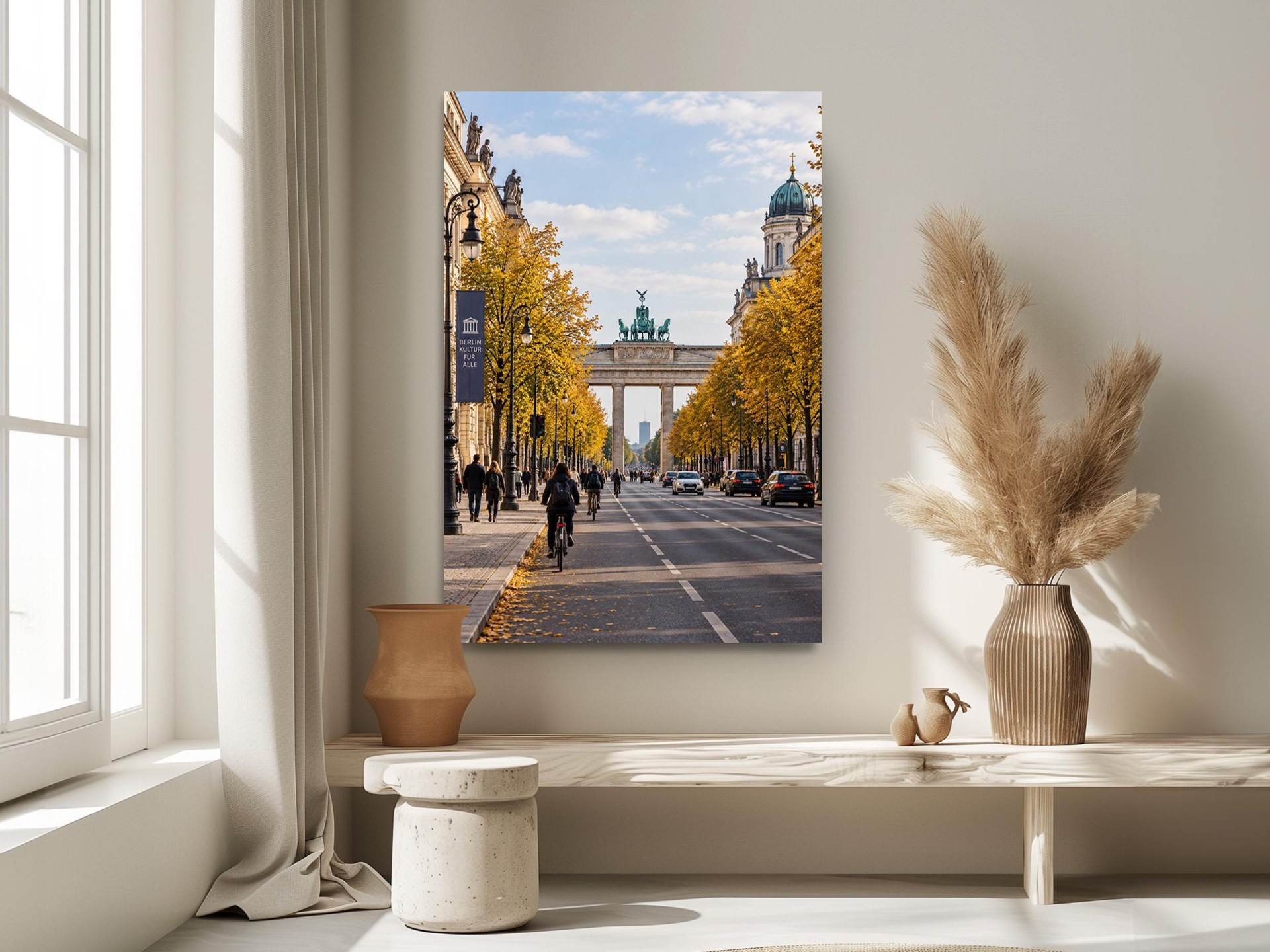 Brandenburg Gate Berlin Autumn Canvas Wall Art