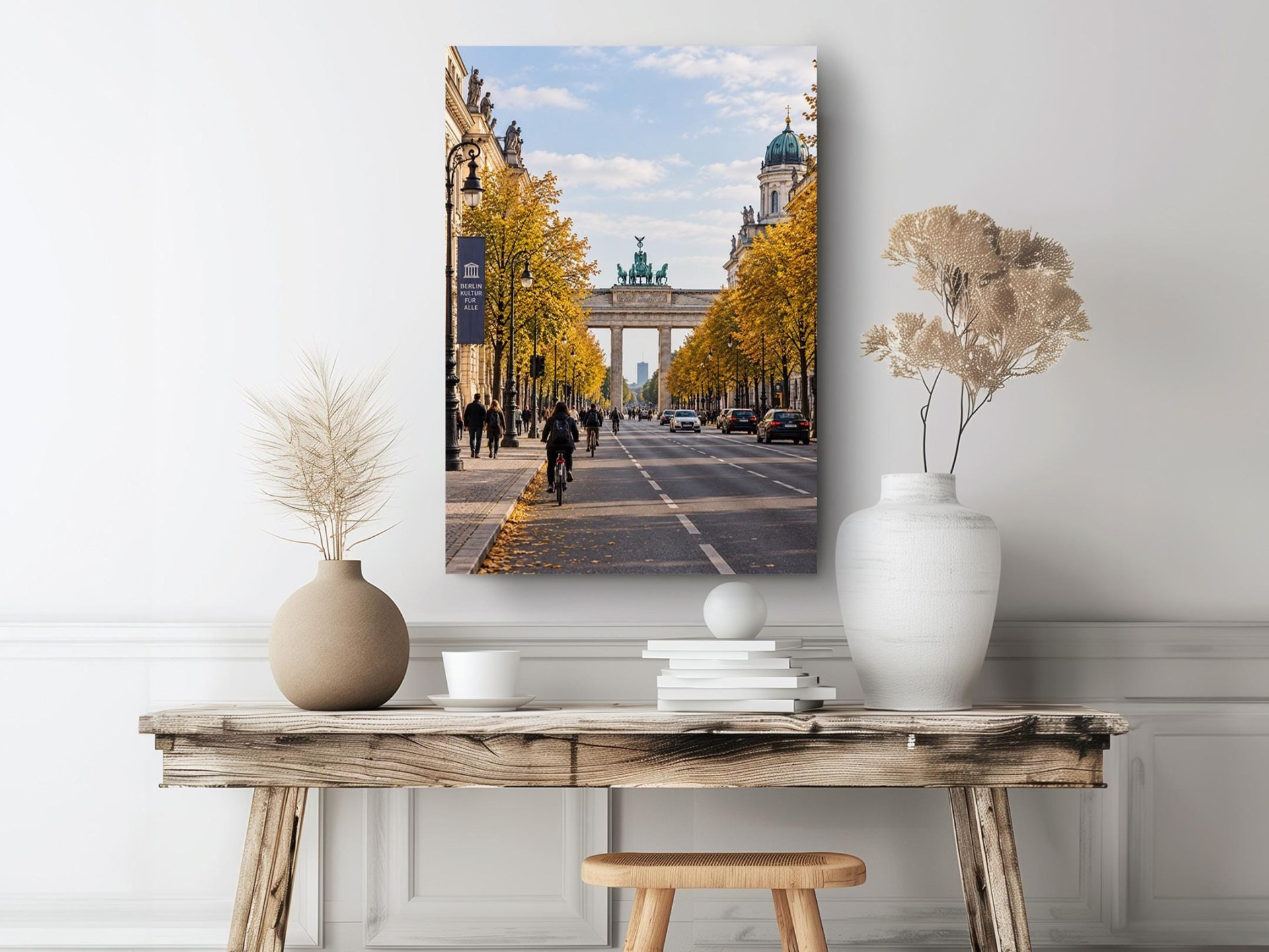 Brandenburg Gate Berlin Autumn Canvas Wall Art