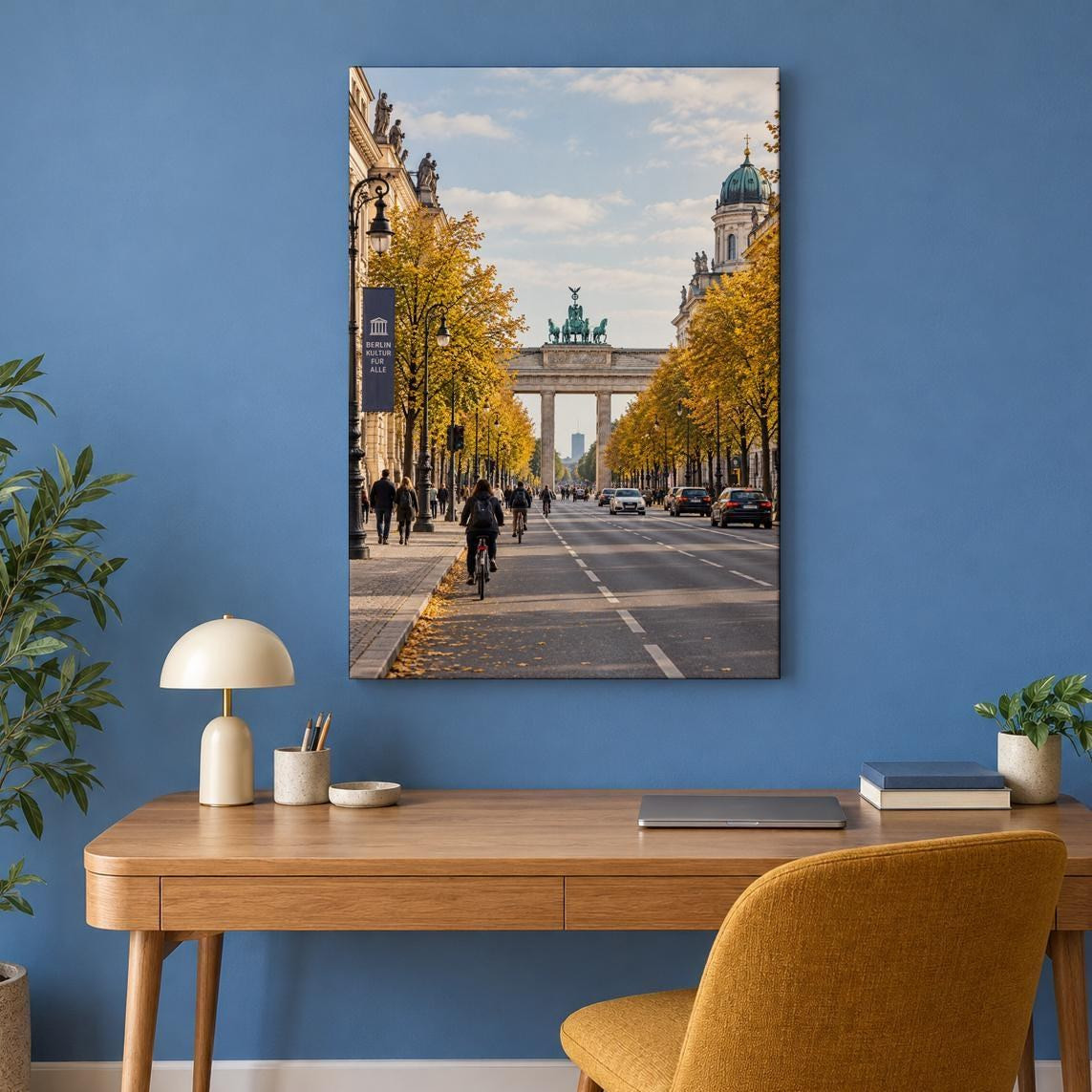 Brandenburg Gate Berlin Autumn Canvas Wall Art