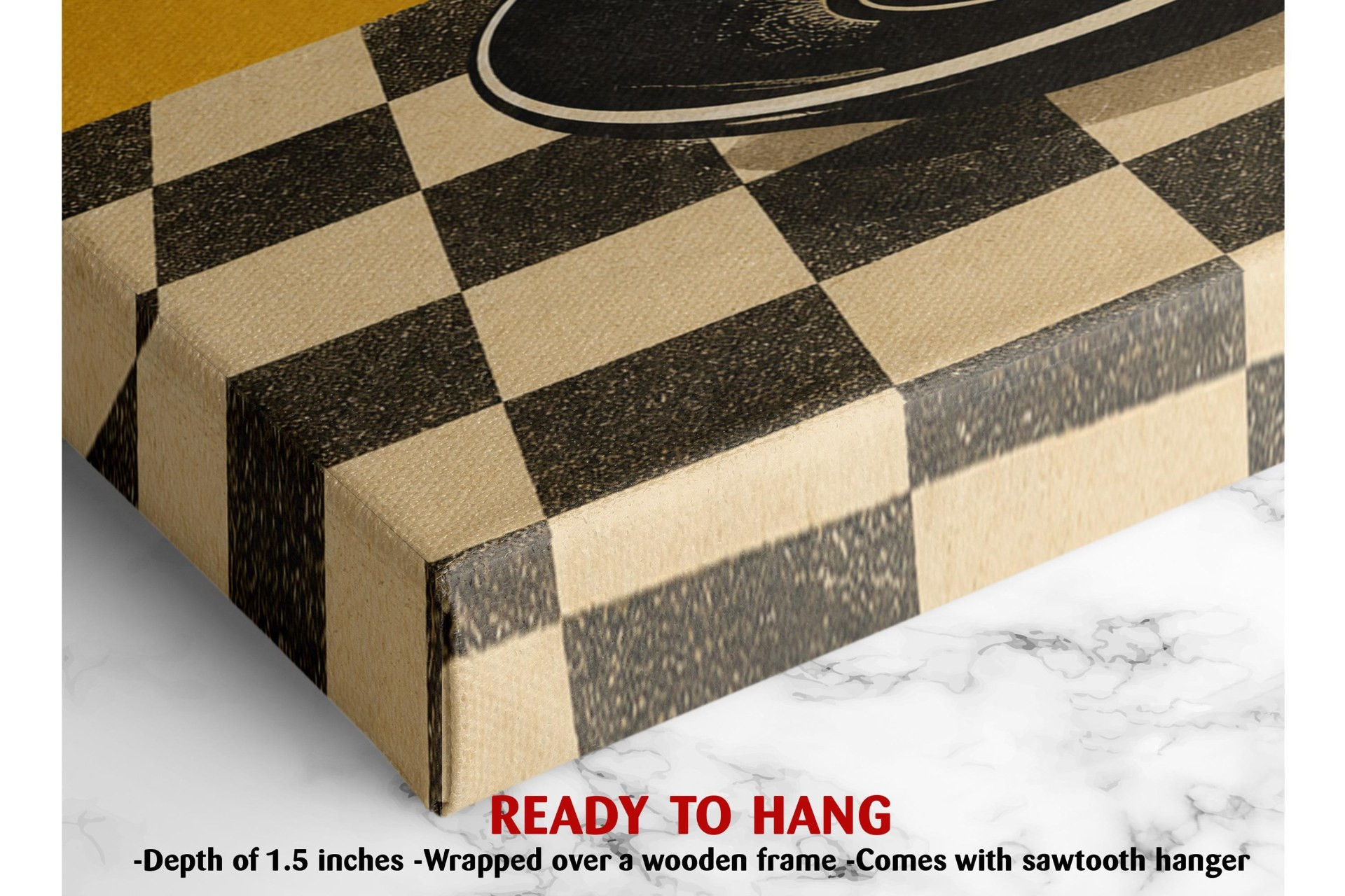 But First Coffee Retro Canvas Wall Art
