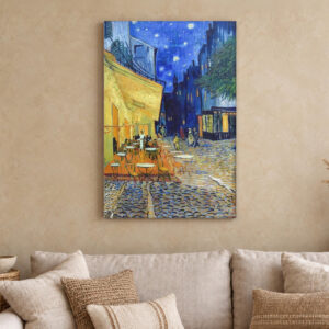 Cafe Terrace at Night by Van Gogh Canvas Wall Art