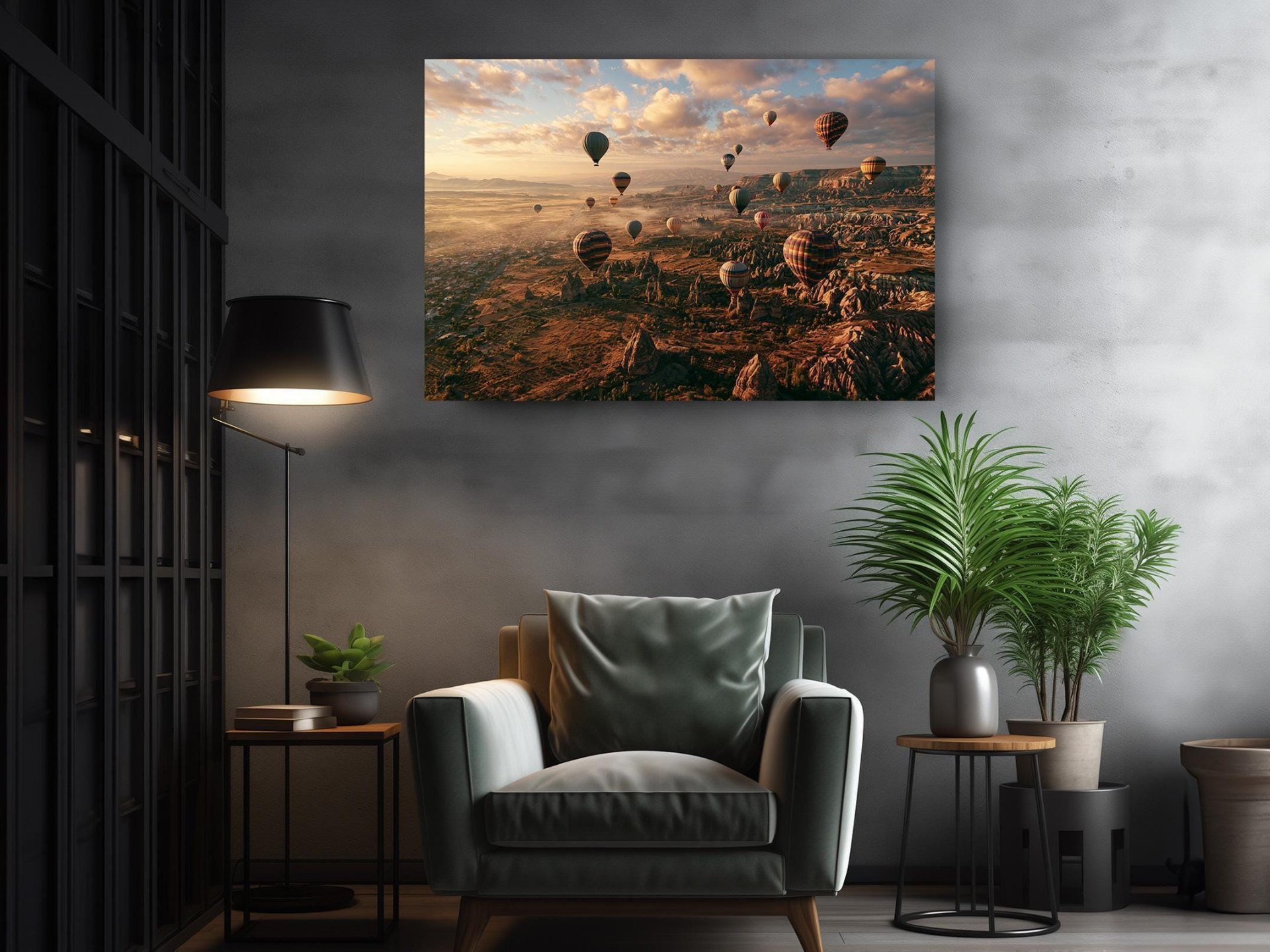 Cappadocia Balloons Sunrise Canvas Wall Art