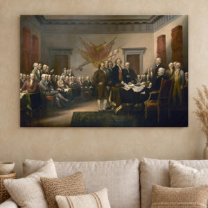 Declaration of Independence Canvas Wall Art
