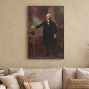 George Washington Standing Portrait Canvas Wall Art