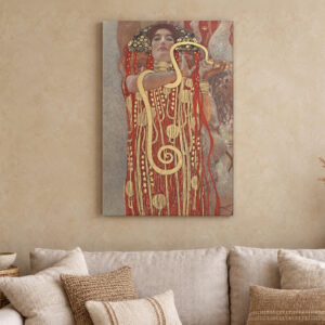 Hygieia by Gustav Klimt Canvas Wall Art