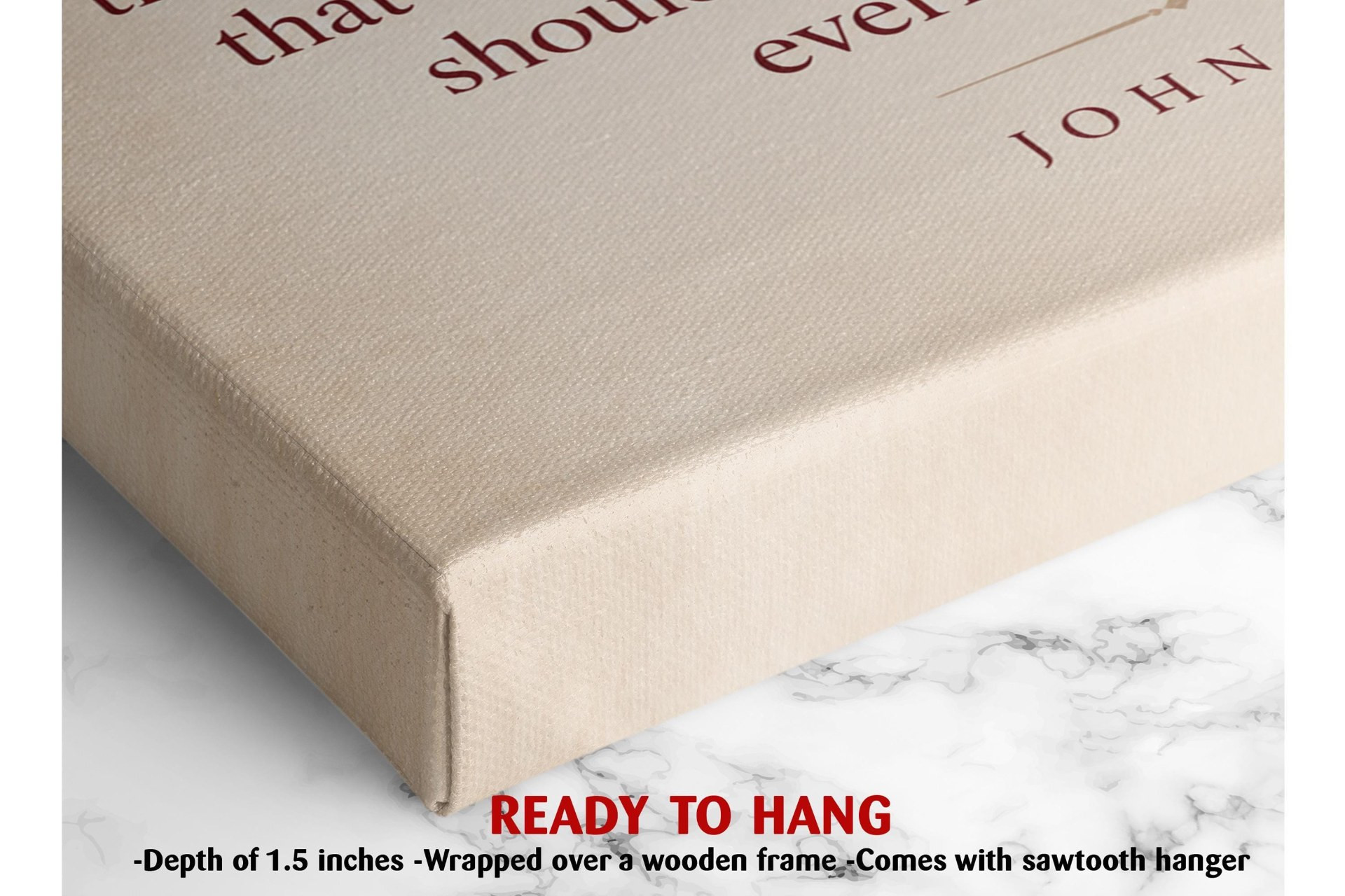 John 3:16 Jesus Over Jerusalem Canvas Wall Art