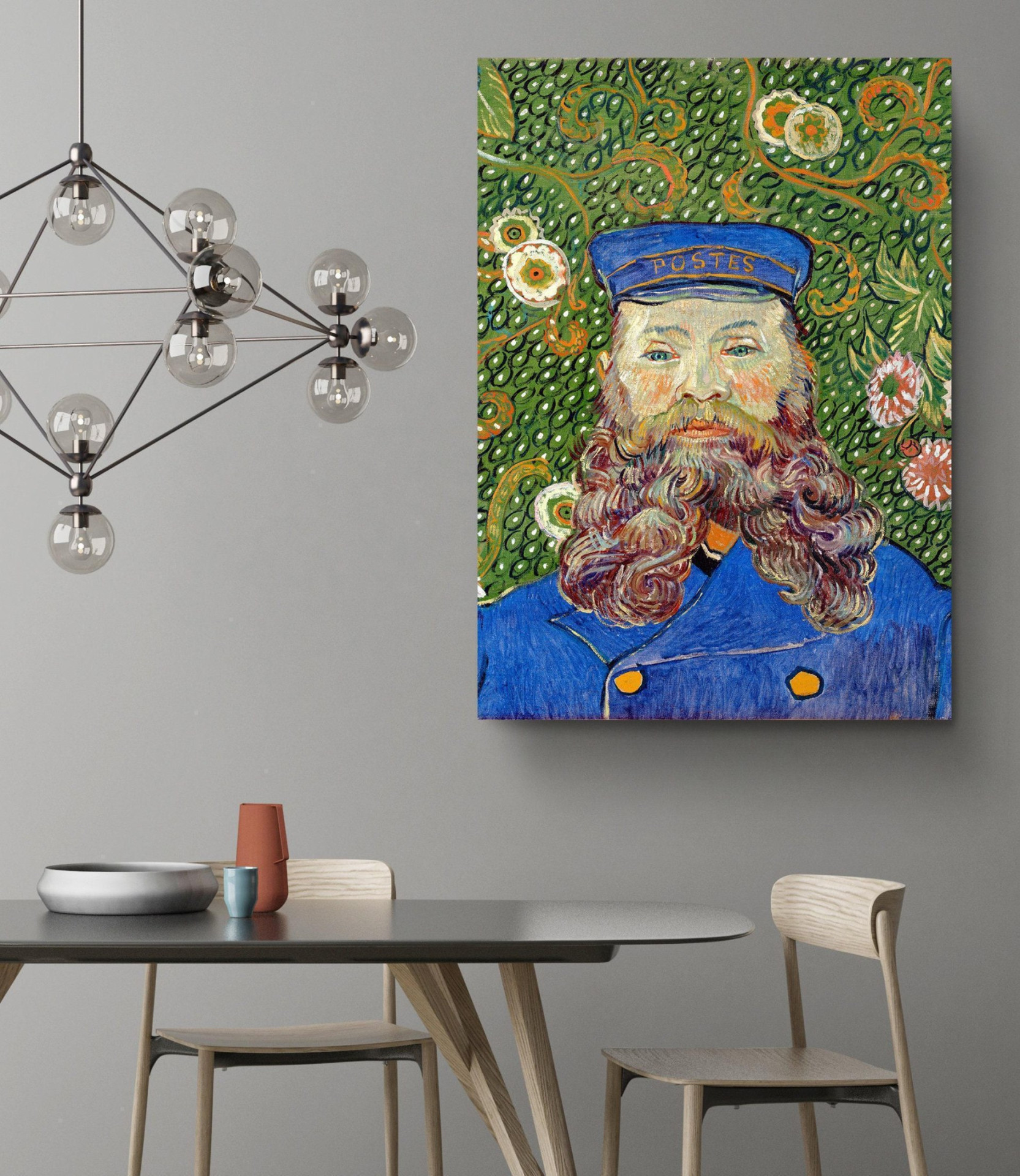 Joseph Roulin by Van Gogh Canvas Wall Art