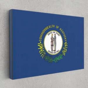 Kentucky State Flag USA Flags Edition Canvas Wall Art Home Decoration