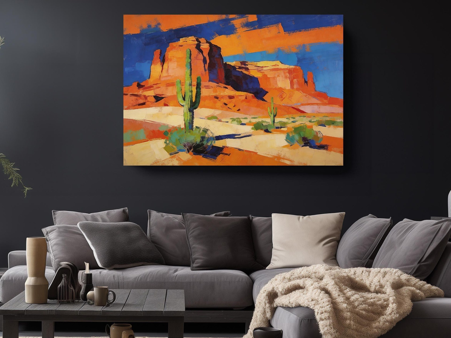 Monument Valley Desert Canvas Wall Art
