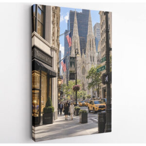 New York City Fifth Avenue Canvas Wall Art