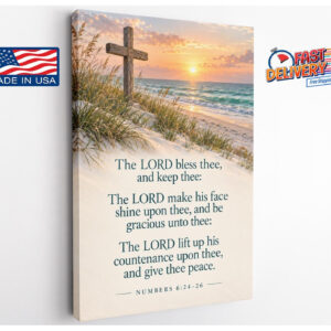 Numbers 6:24-26 Blessing Canvas Wall Art
