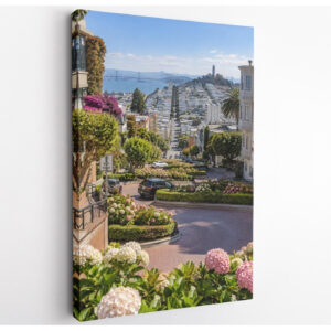 San Francisco Lombard Street Canvas Wall Art