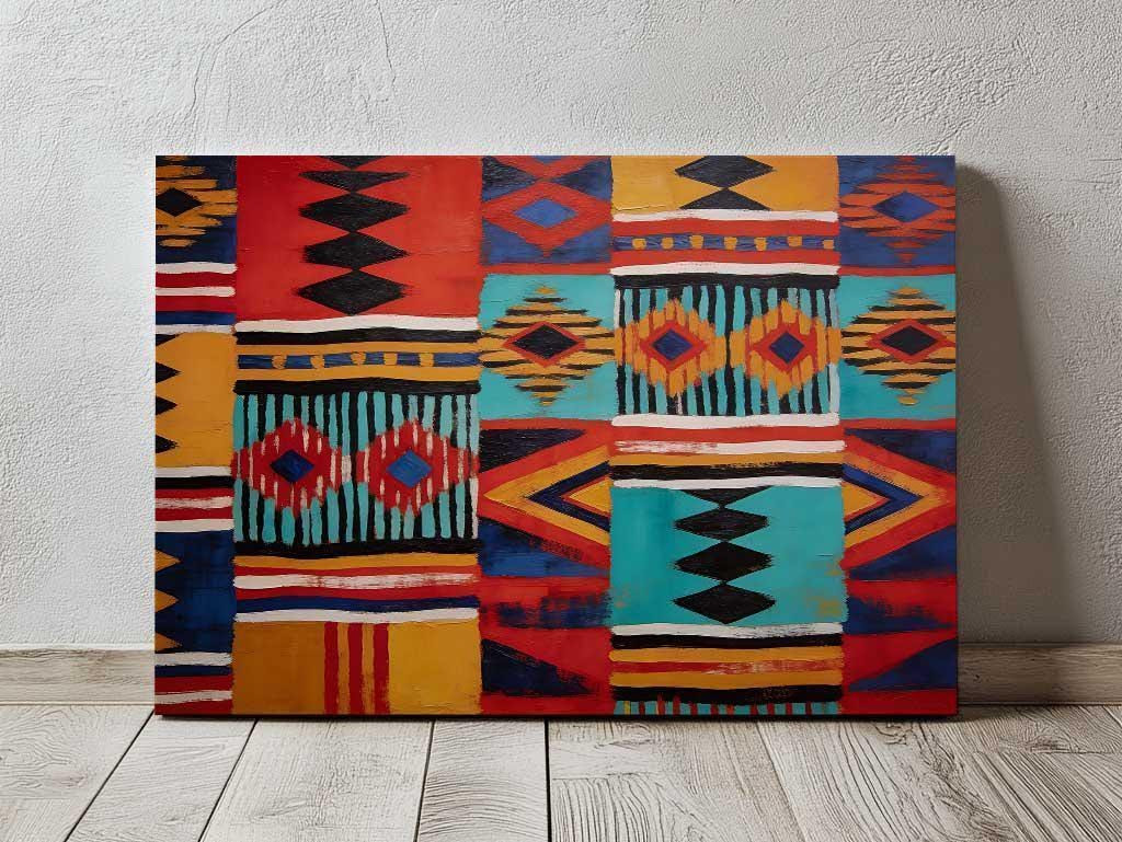 Southwestern Geometric Canvas Wall Art