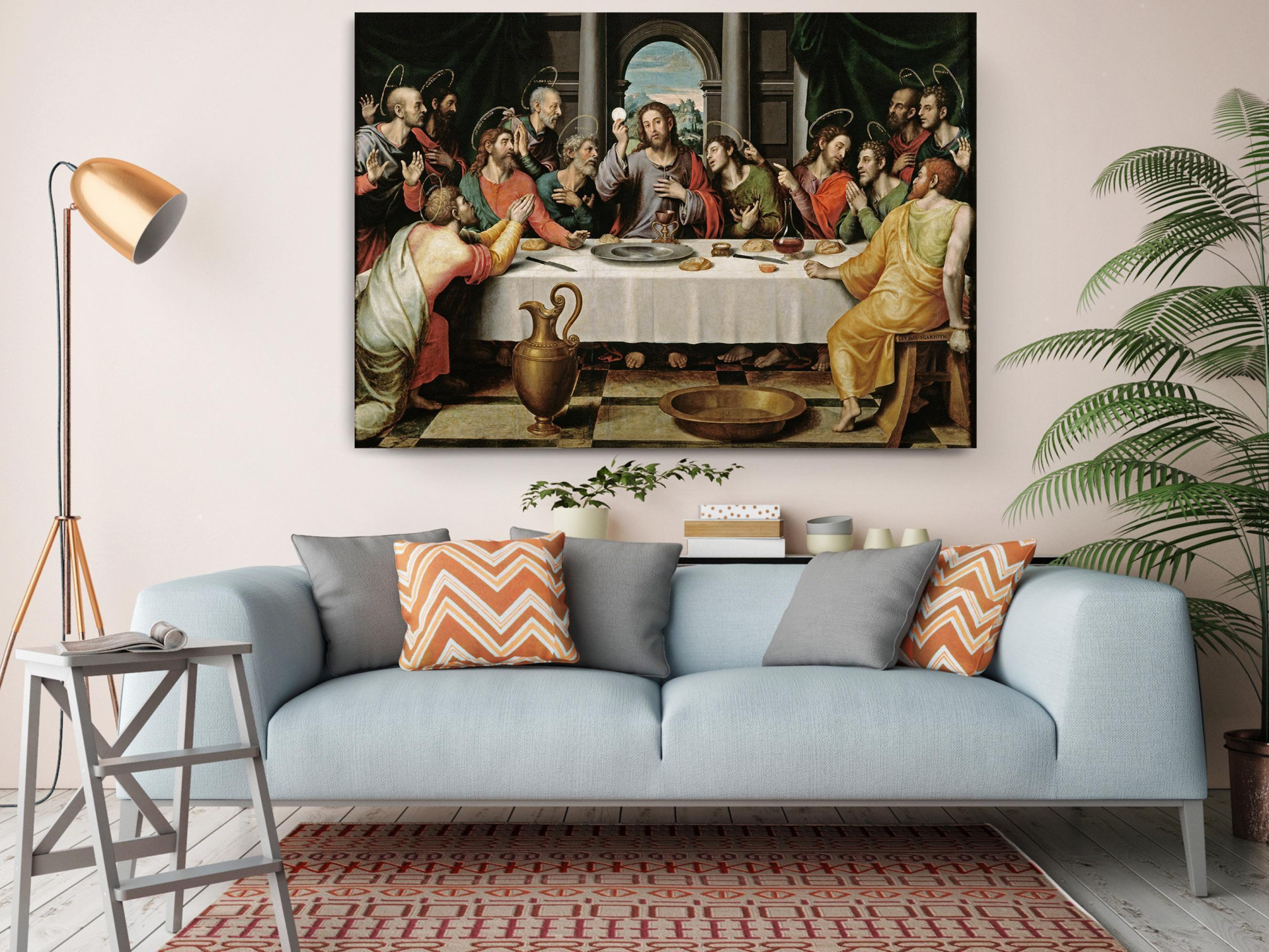 The Last Supper Classic Christian Canvas Wall Art