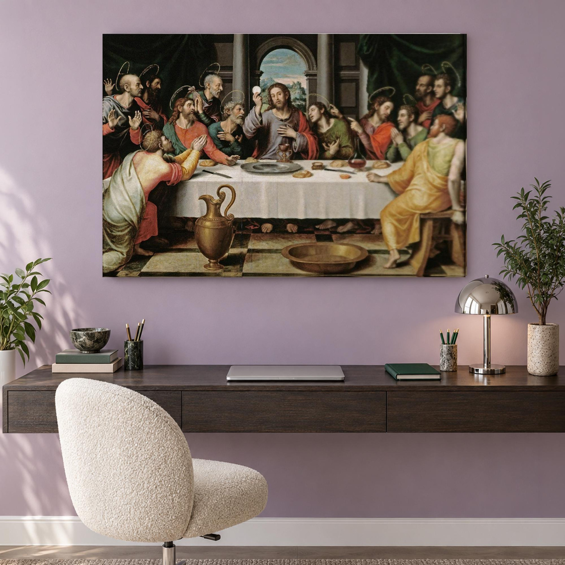 The Last Supper Classic Christian Canvas Wall Art