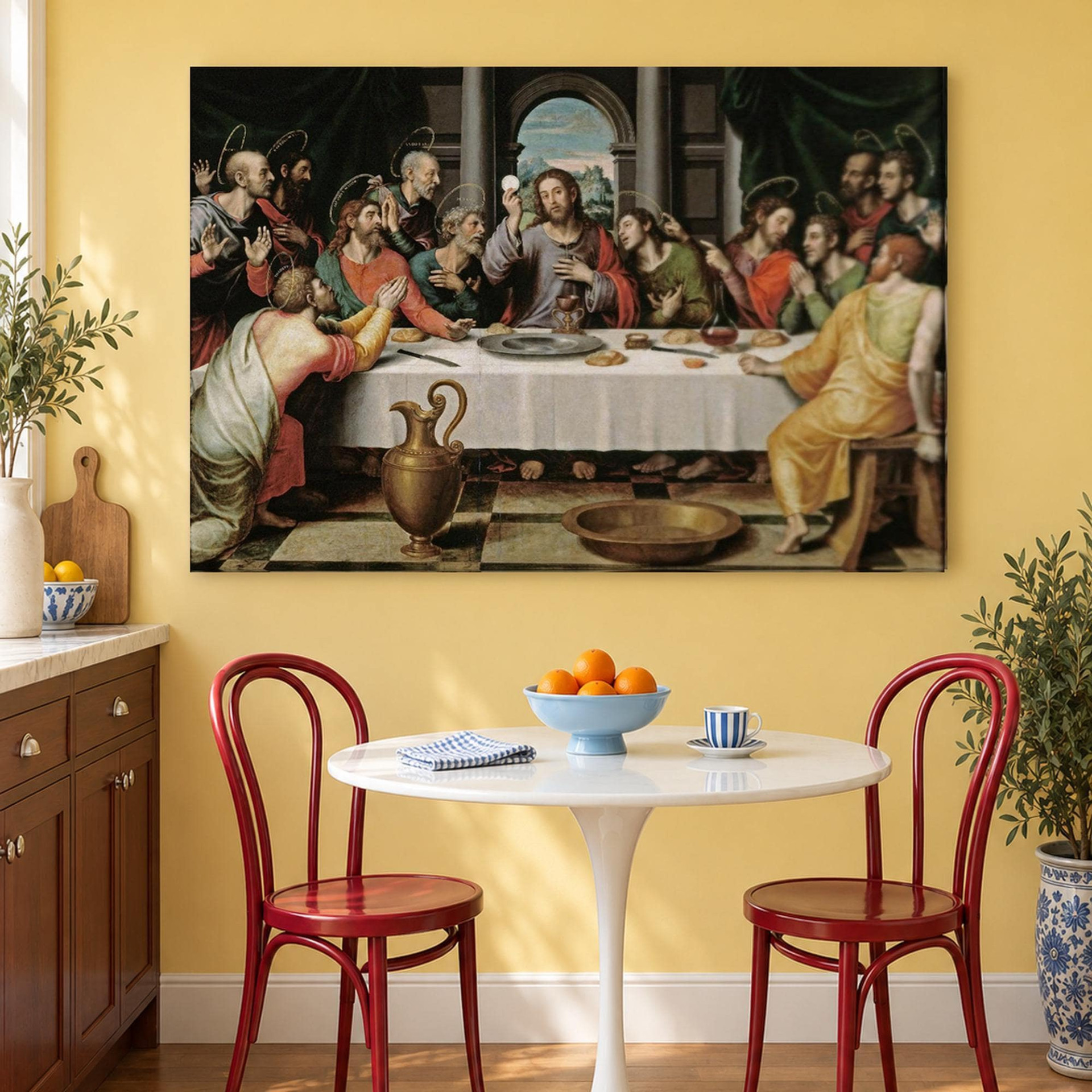 The Last Supper Classic Christian Canvas Wall Art