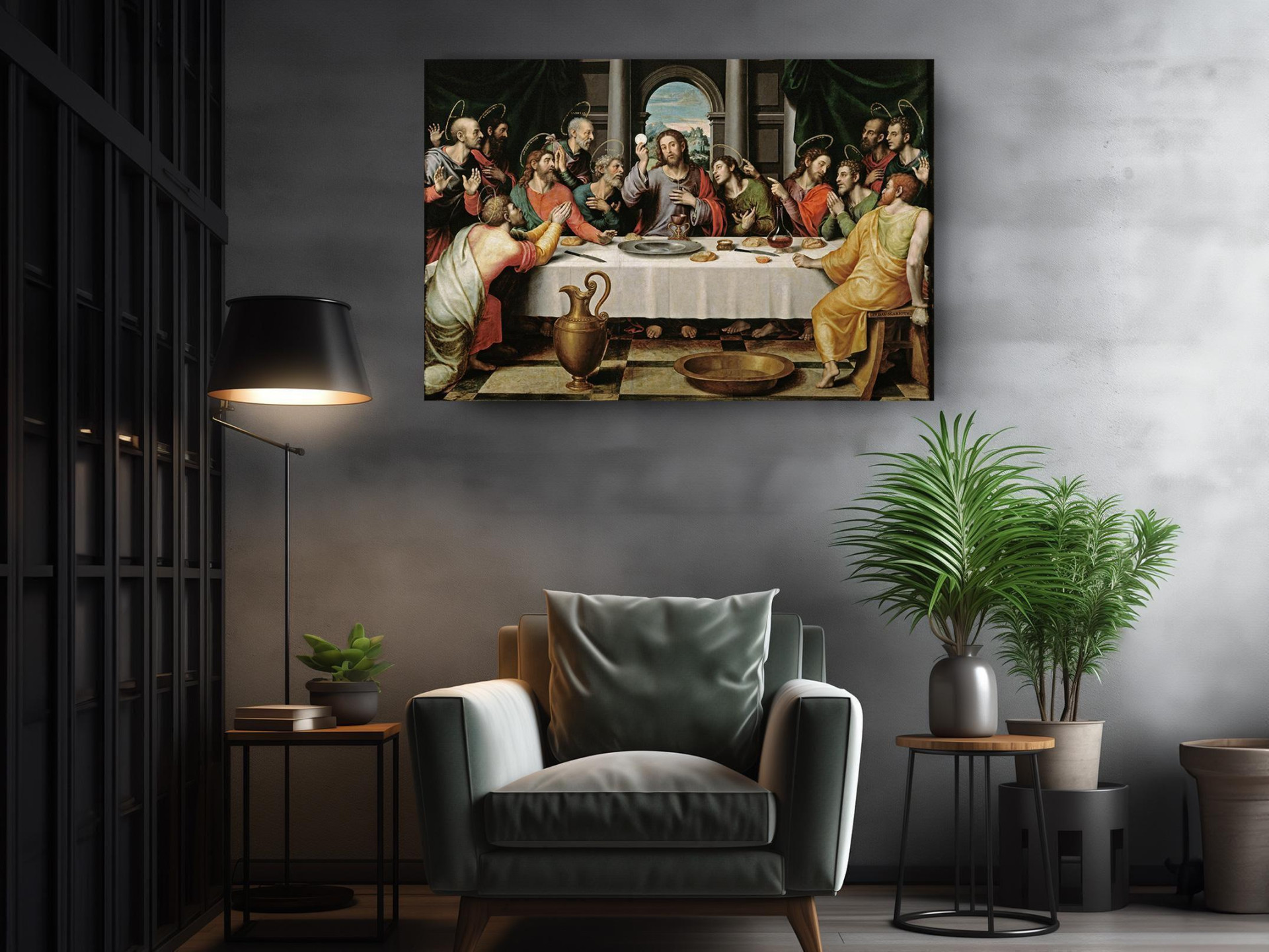 The Last Supper Classic Christian Canvas Wall Art